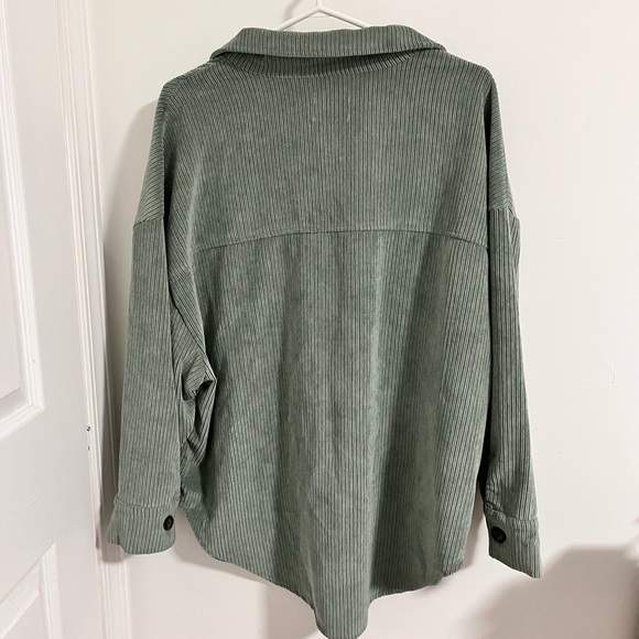 Oversized Corduroy Shacket - Picture 2 of 4
